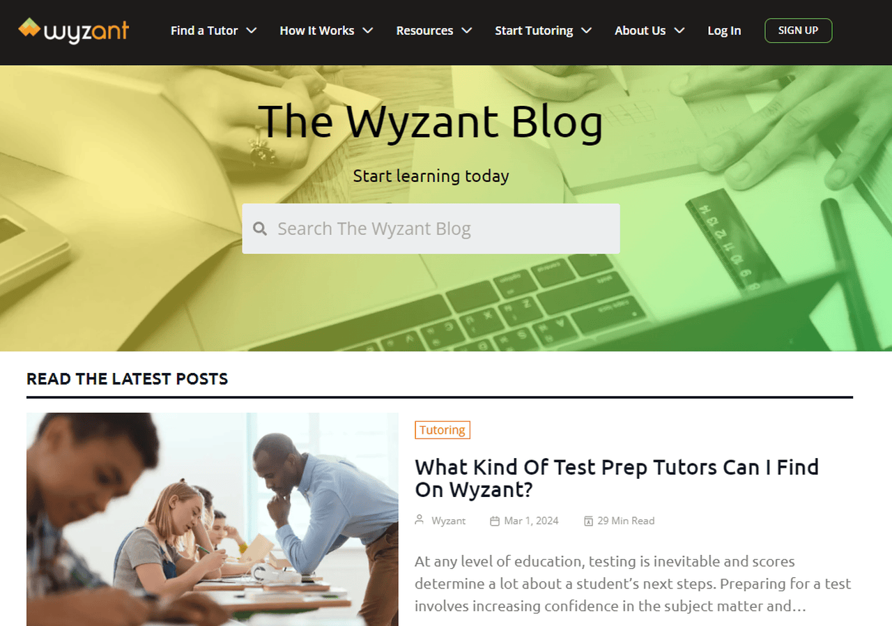 Wyzant blog