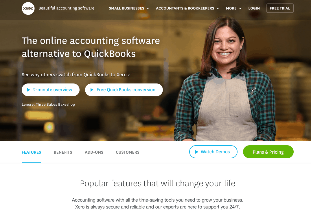 Xero website