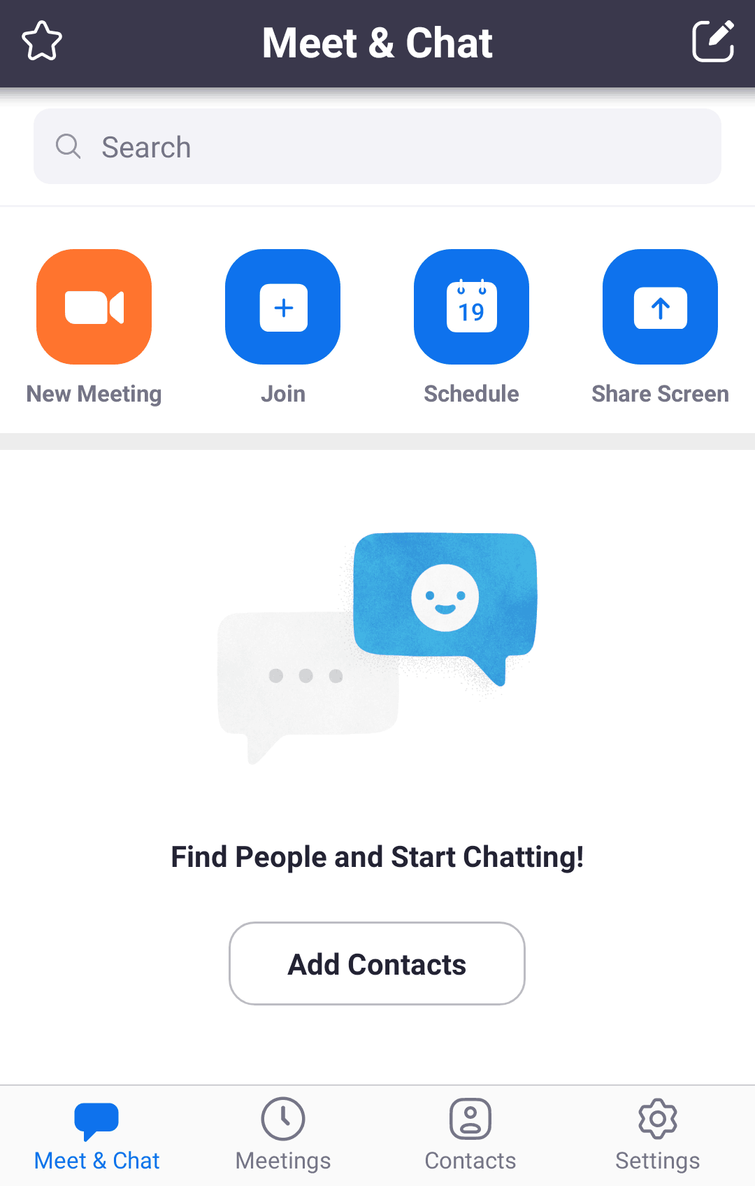 Zoom Android dashboard